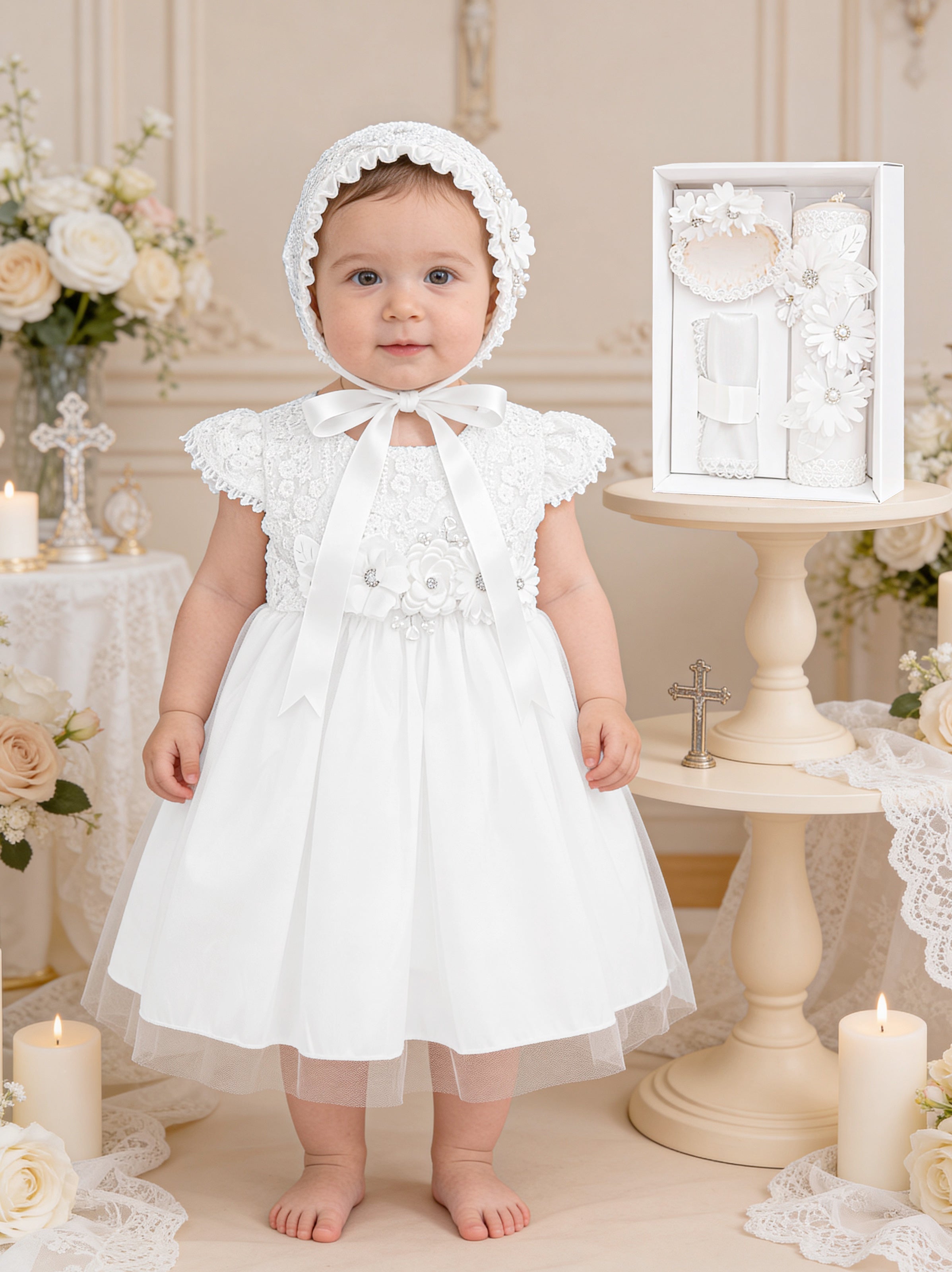 Vestido Bautizo Kit Ana