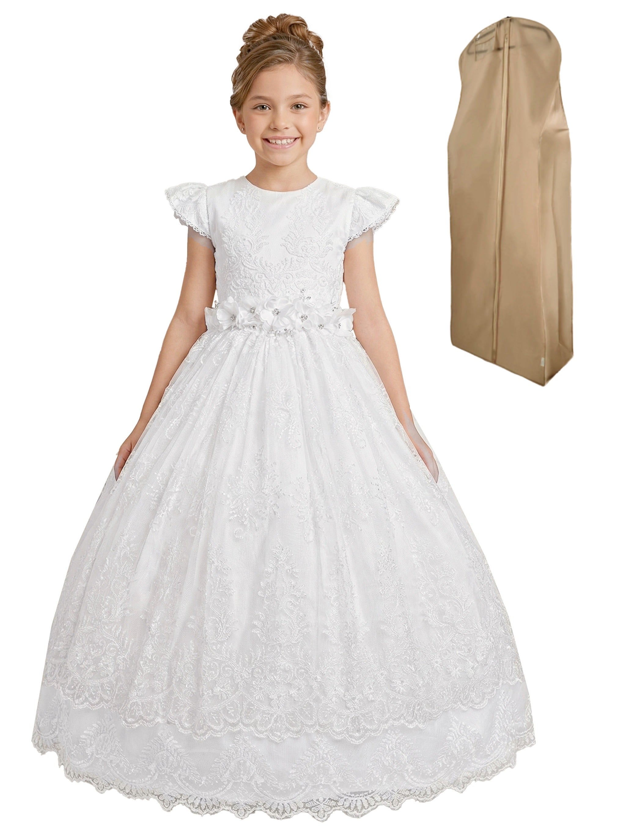 Paquete Premium Vestido Primera Comunión Kristel
