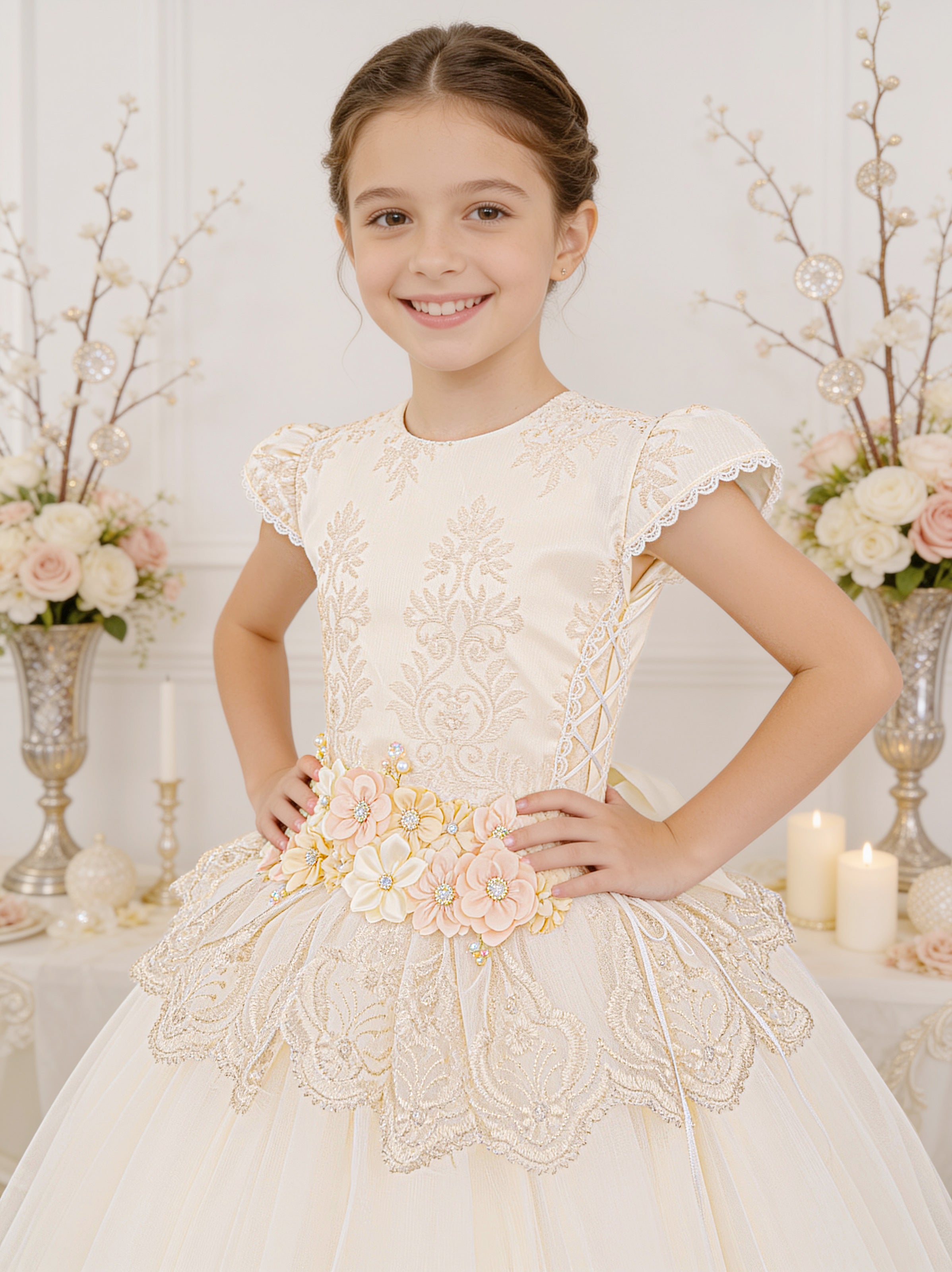 Vestido Primera Comunión Perla