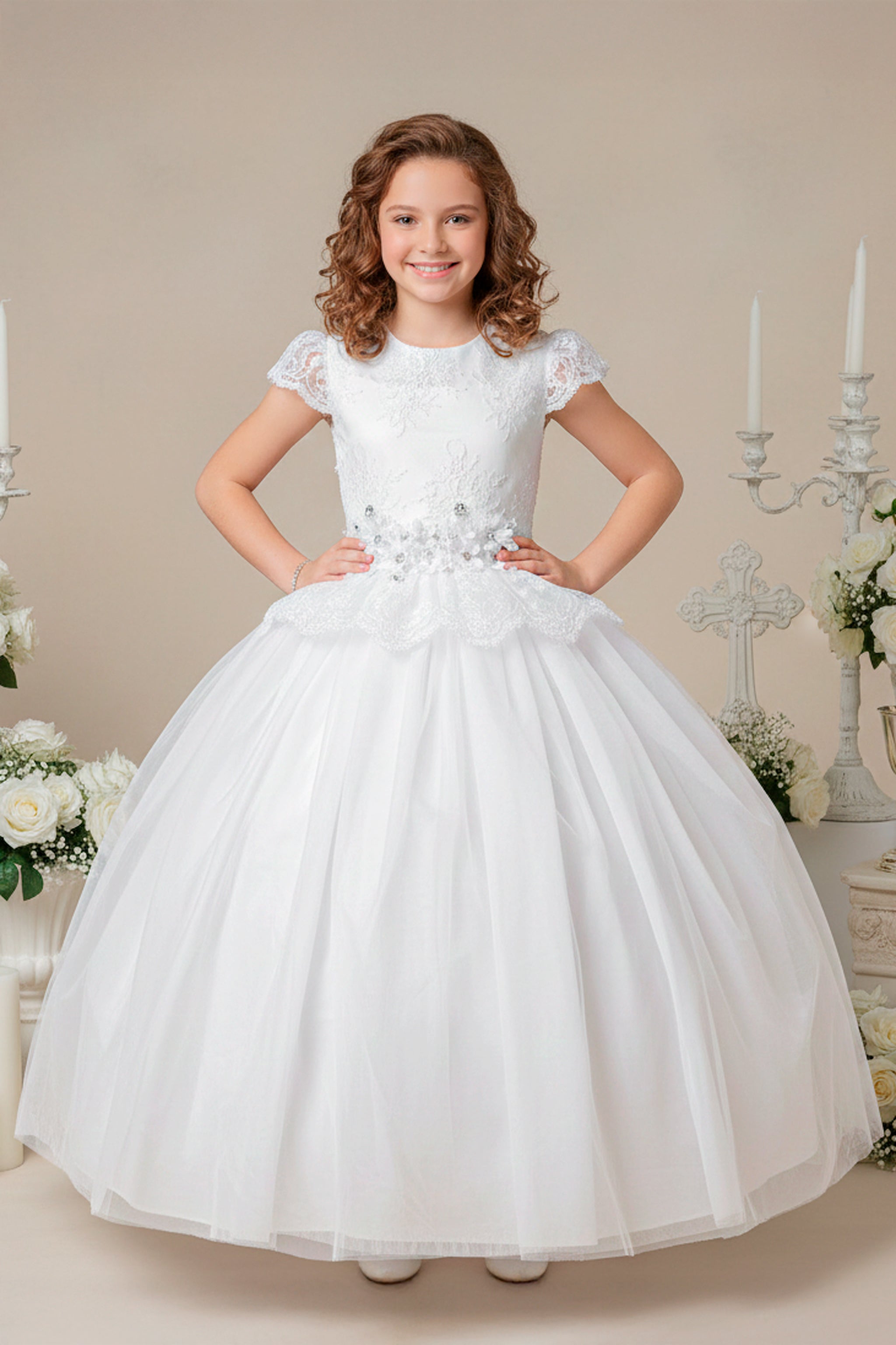 Vestido Primera Comunión Perla