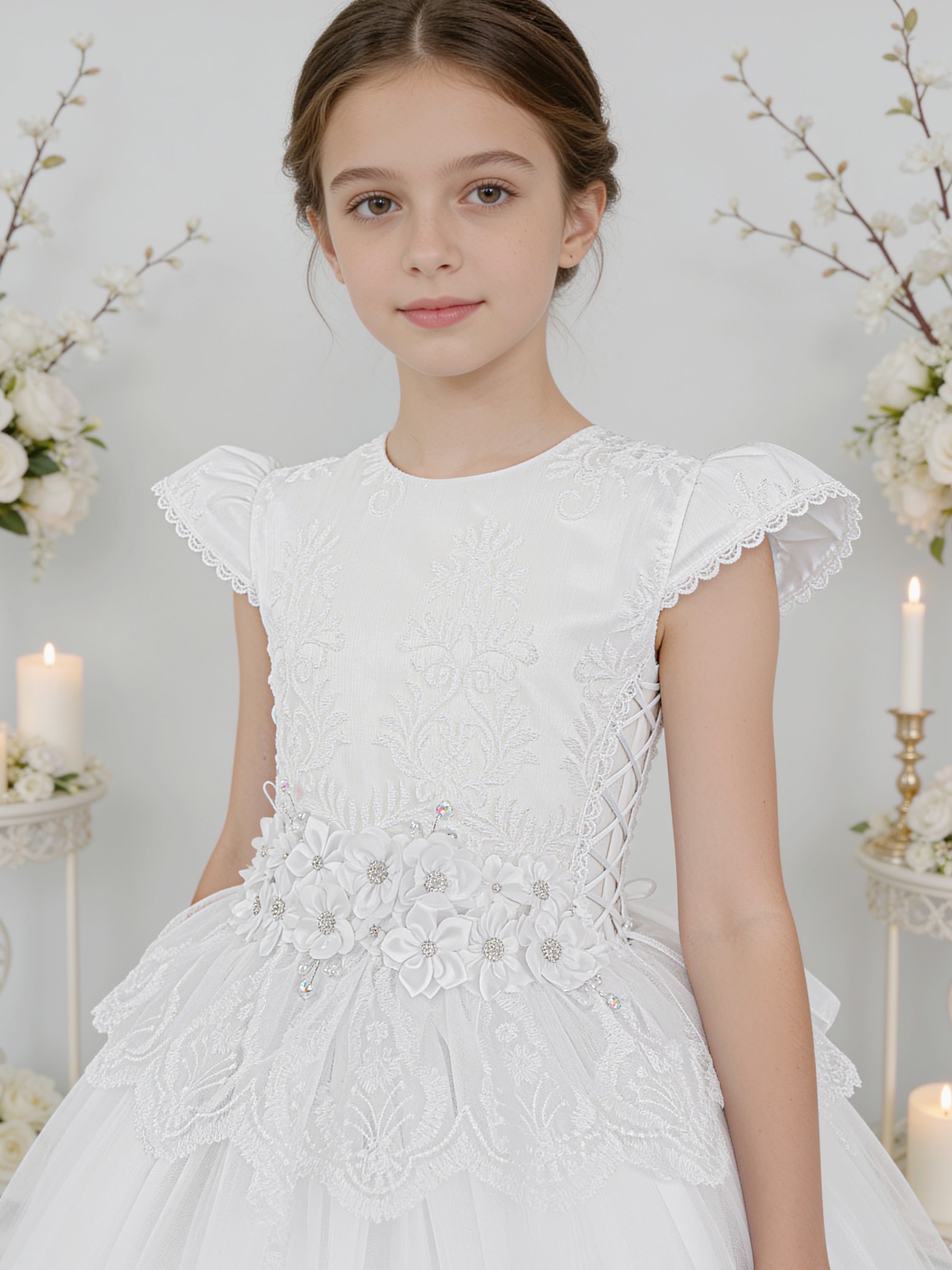 Vestido Primera Comunión Perla