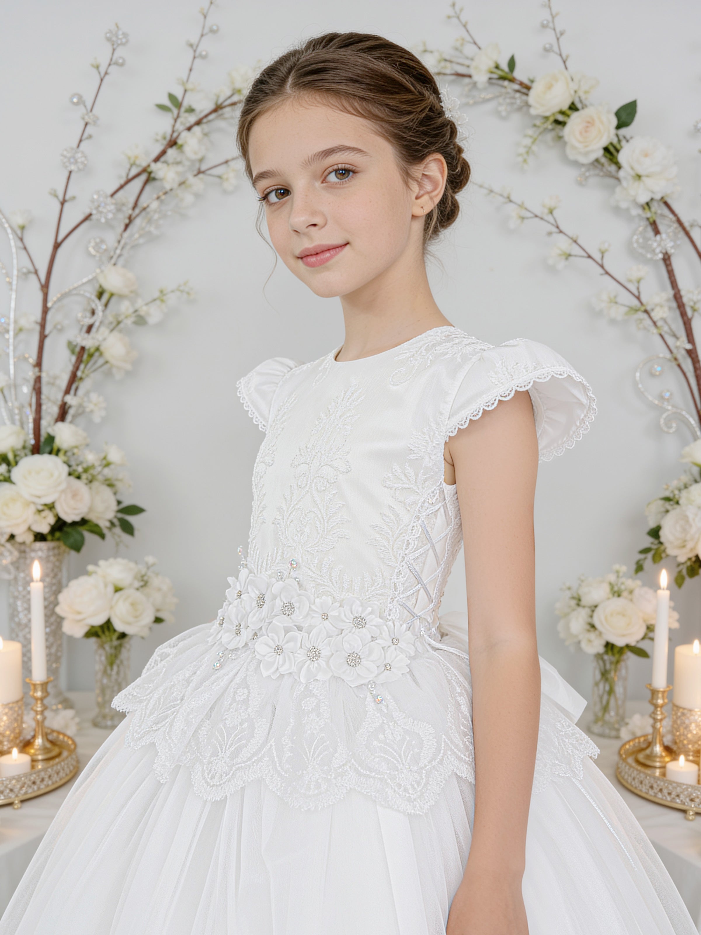 Vestido Primera Comunión Perla
