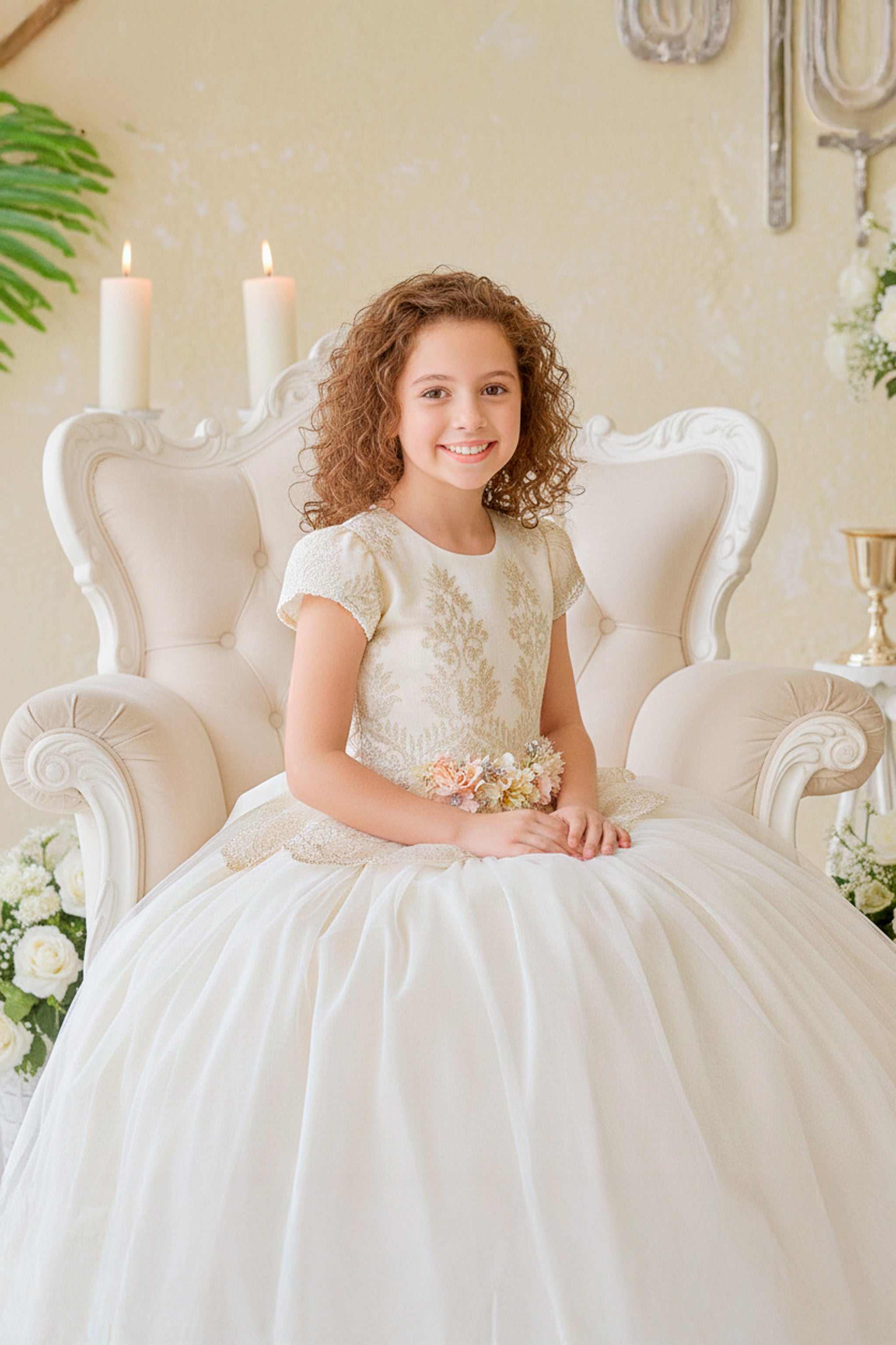 Vestido Primera Comunión Perla