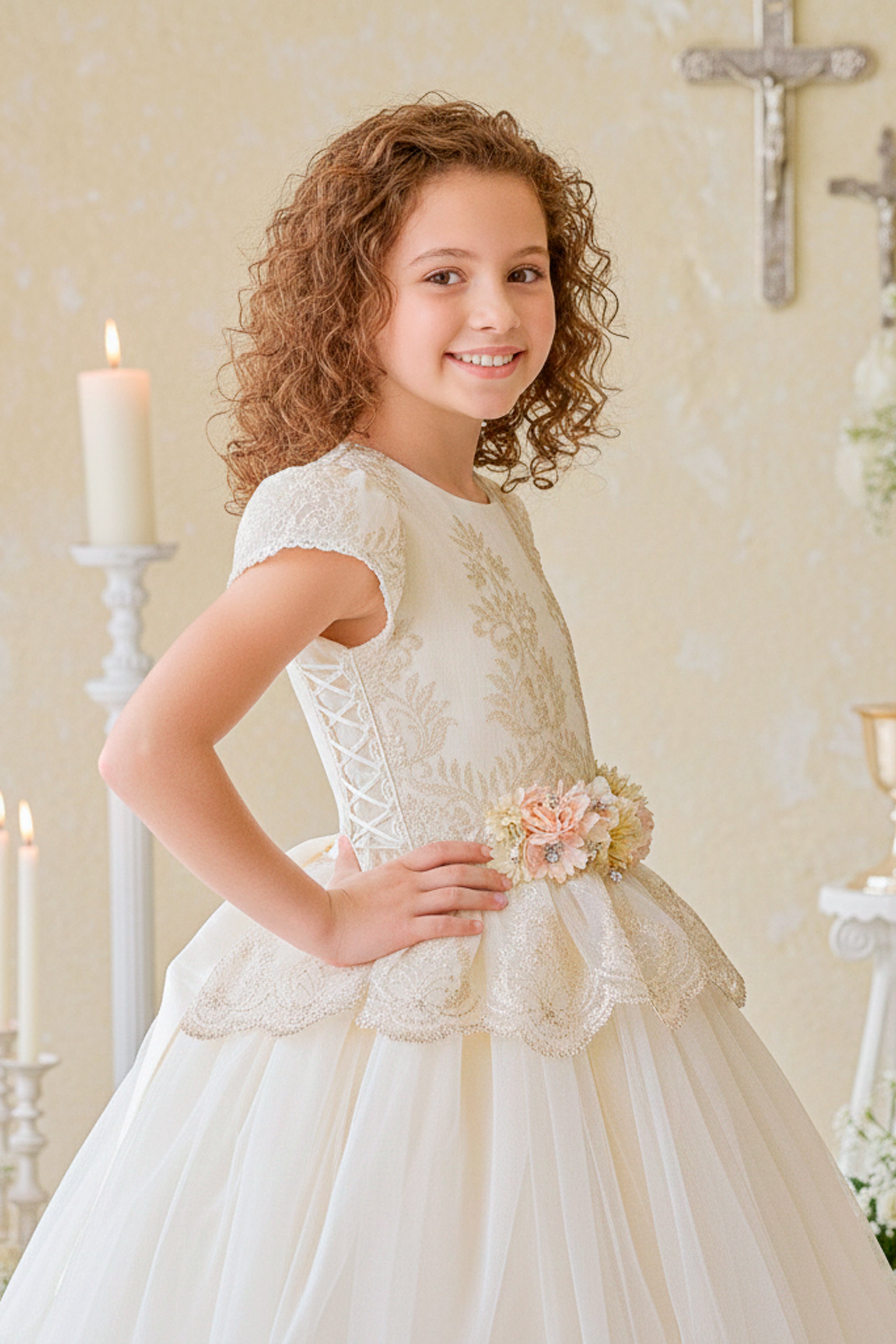 Vestido Primera Comunión Perla