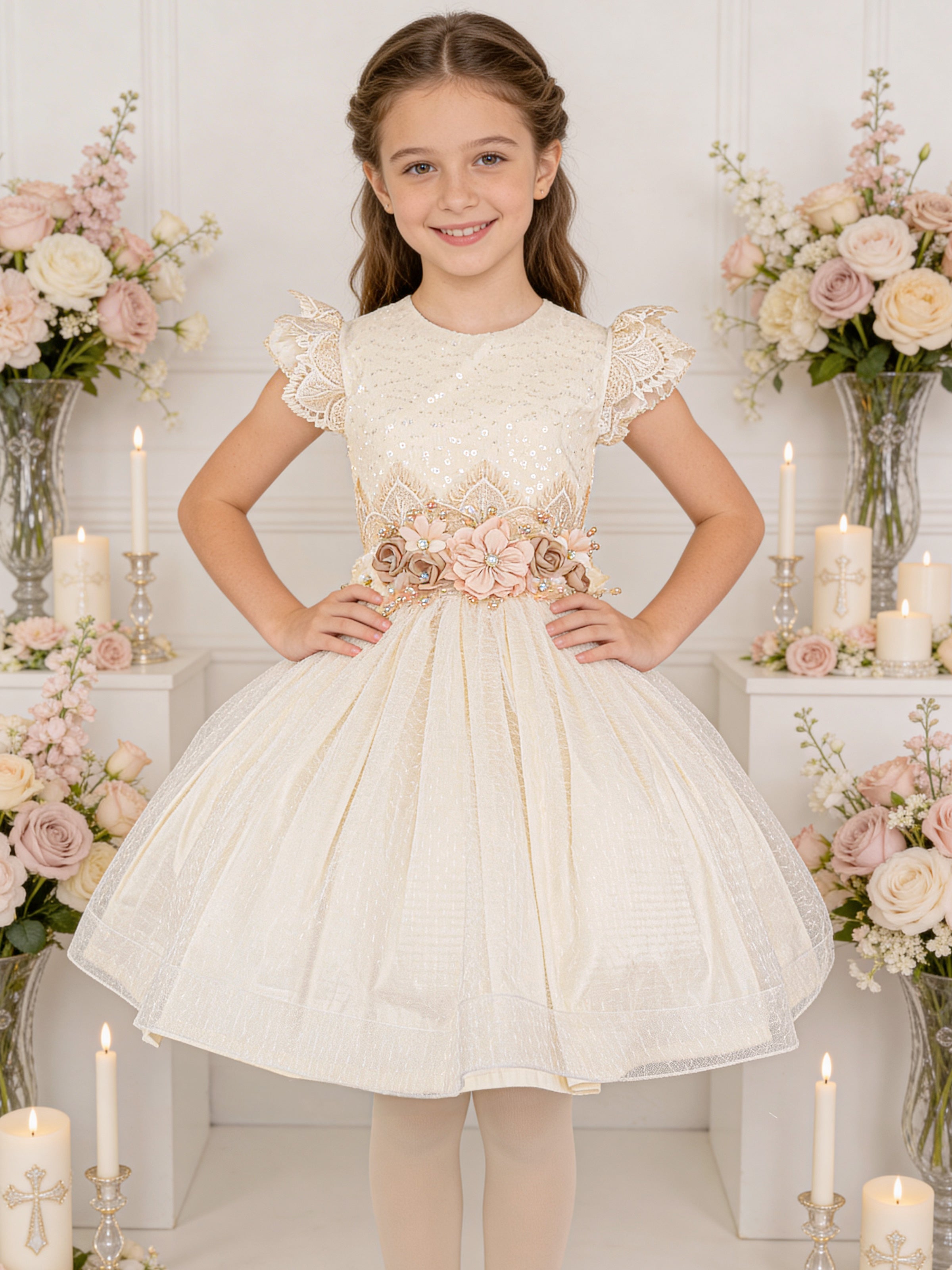 Vestido Primera Comunión Valentina Desmontable