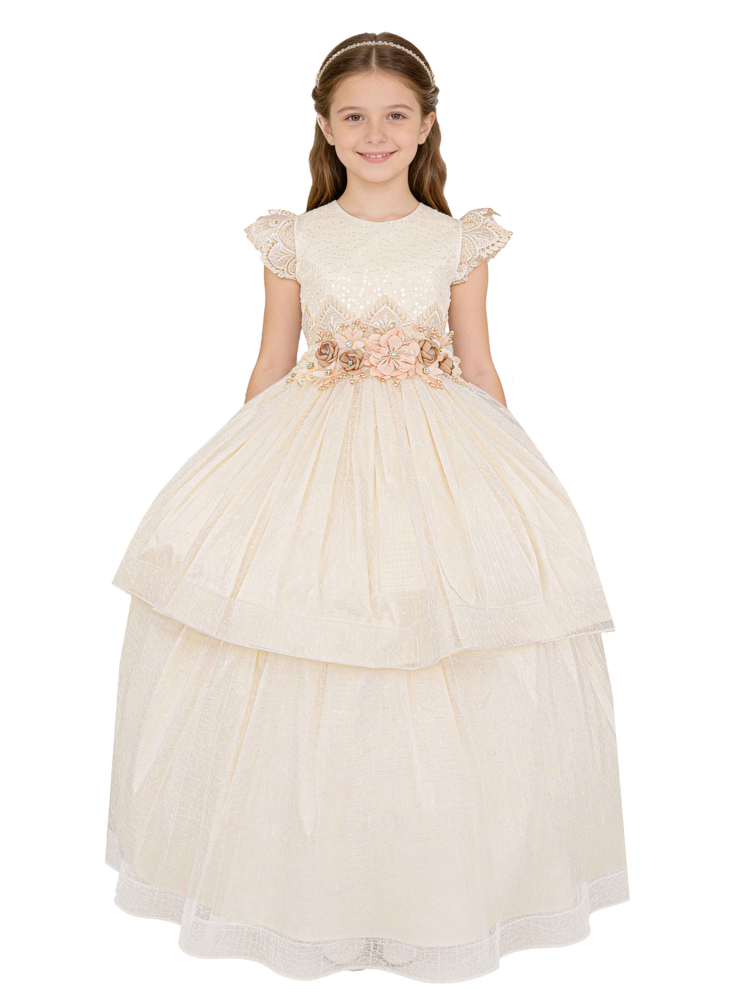 Vestido Primera Comunión Valentina Desmontable