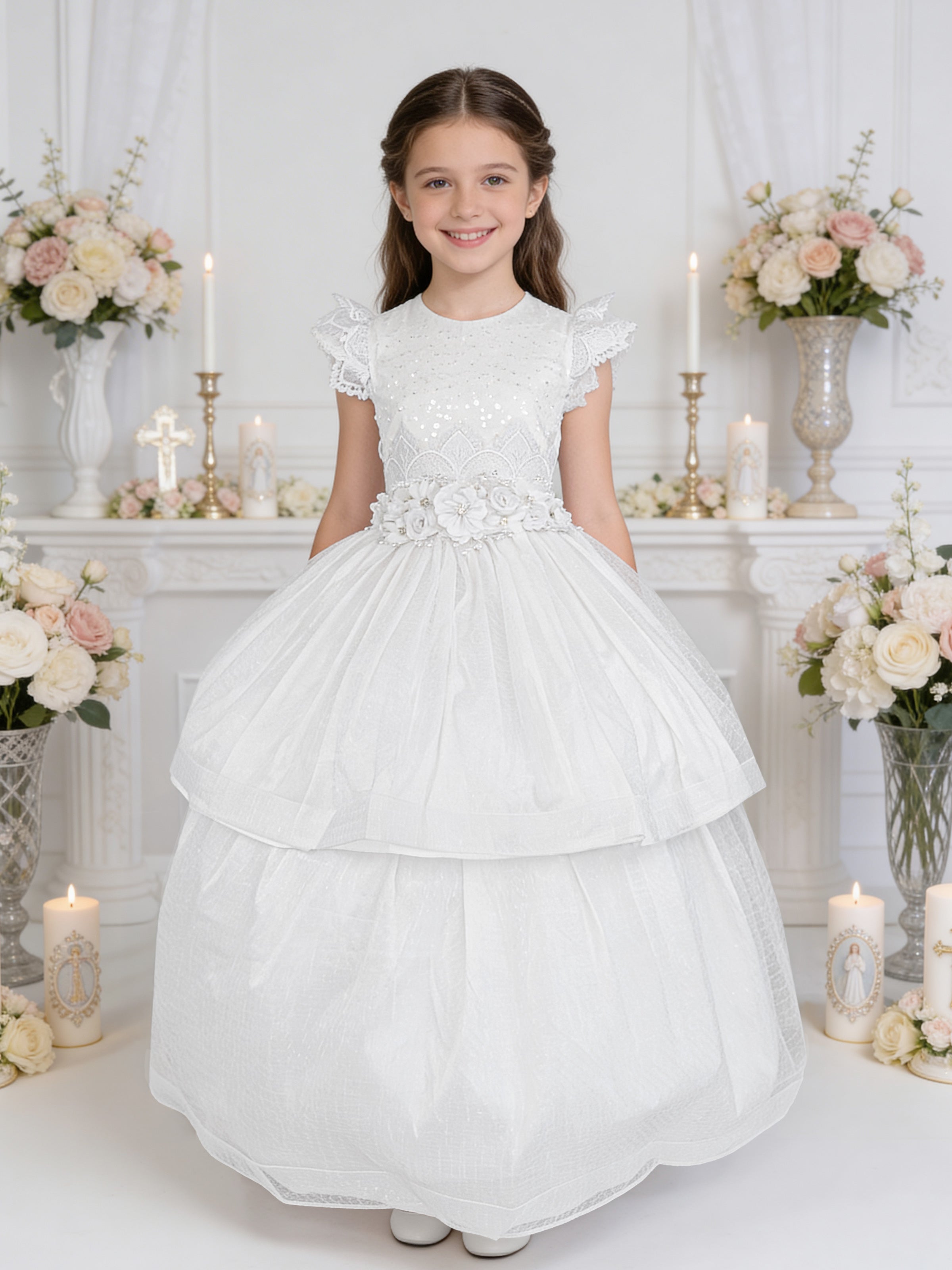 Vestido Primera Comunión Valentina Desmontable