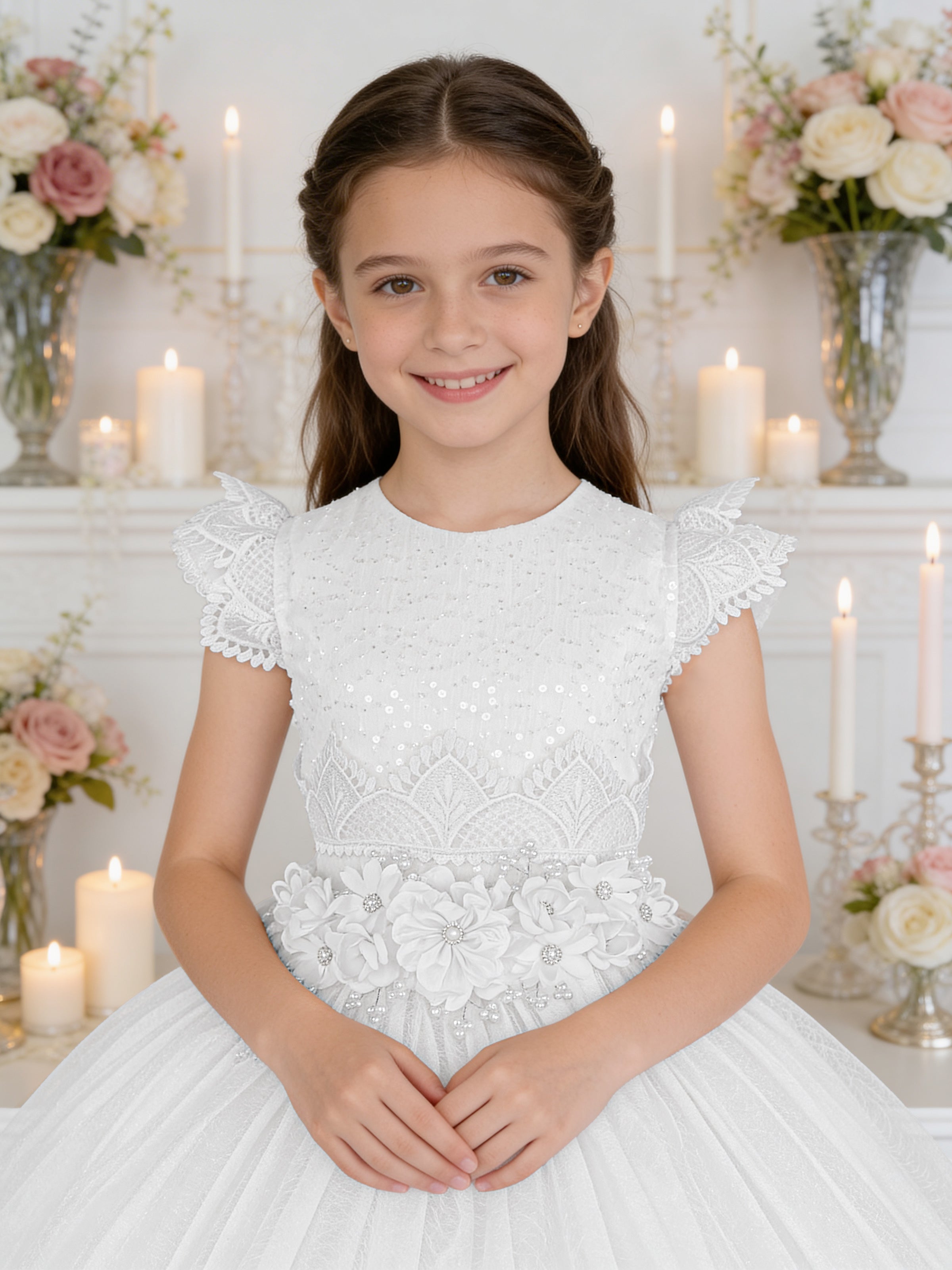 Vestido Primera Comunión Valentina Desmontable