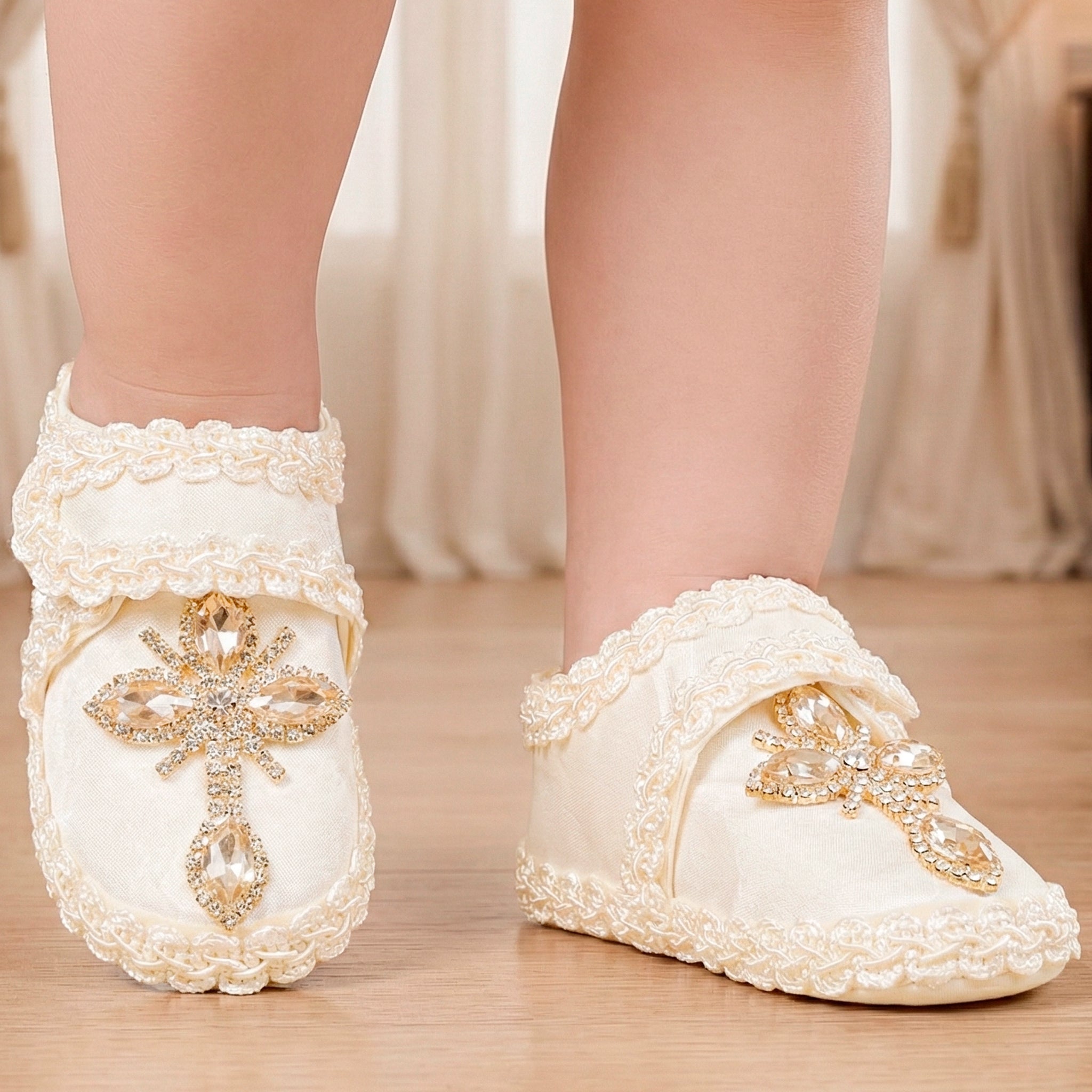 Zapato Tela Bautizo 099