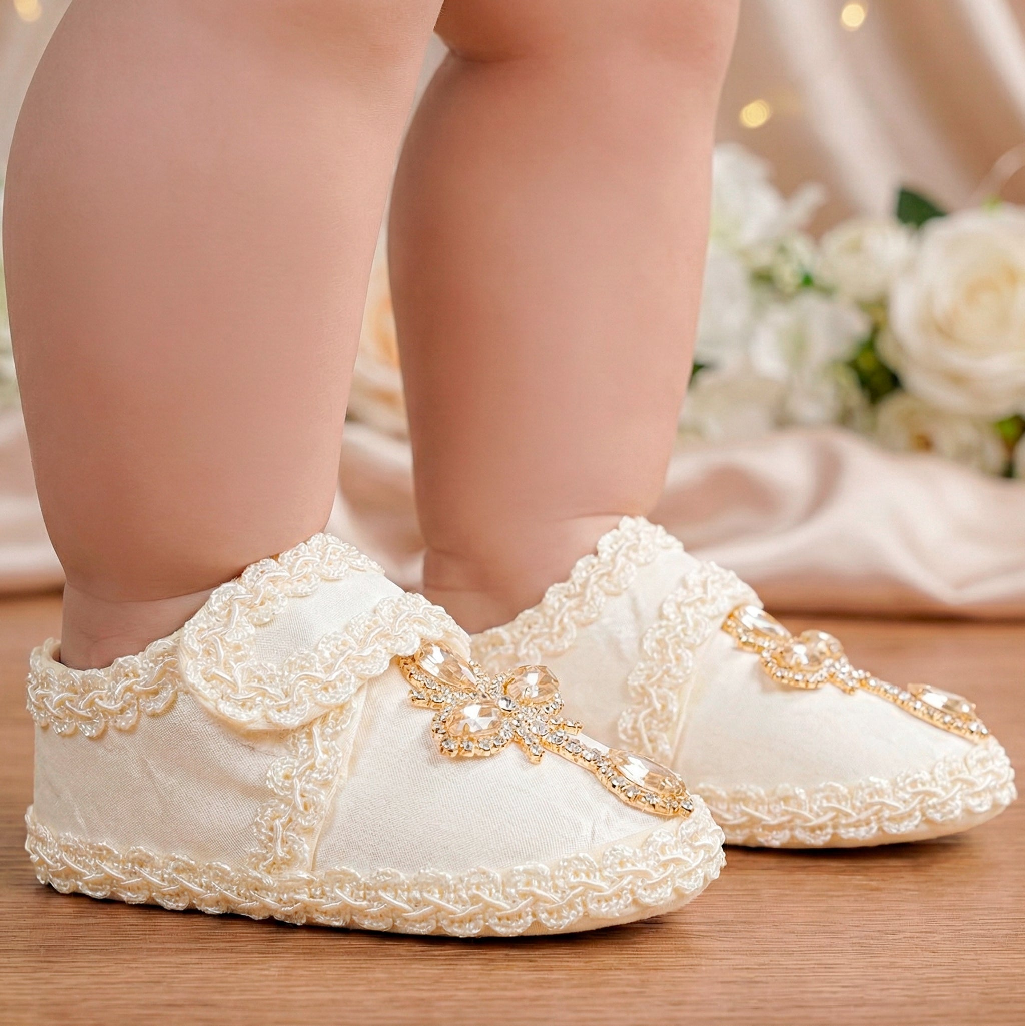 Zapato Tela Bautizo 099